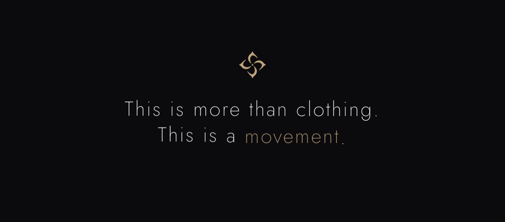 Novique website, brand statement section